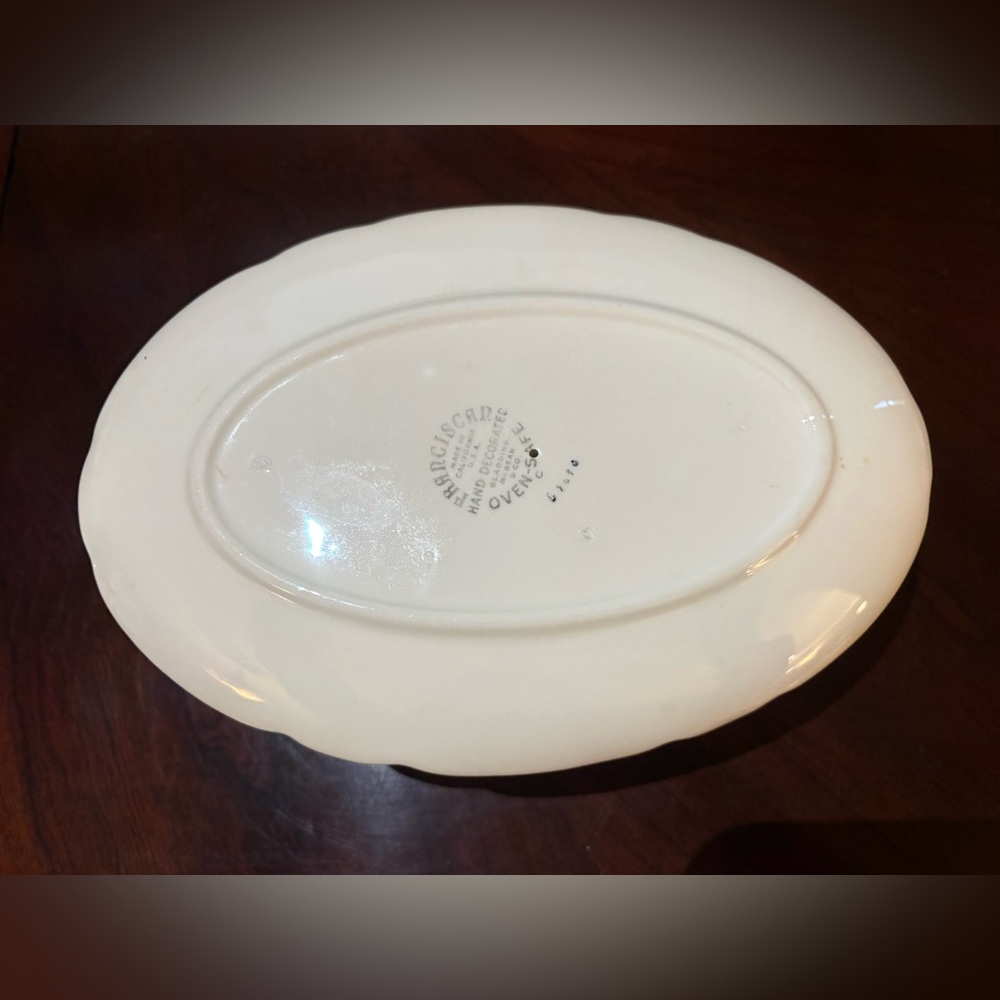 Franciscan Pink Floral Gravy Boat with Saucer - Picture 4 of 4